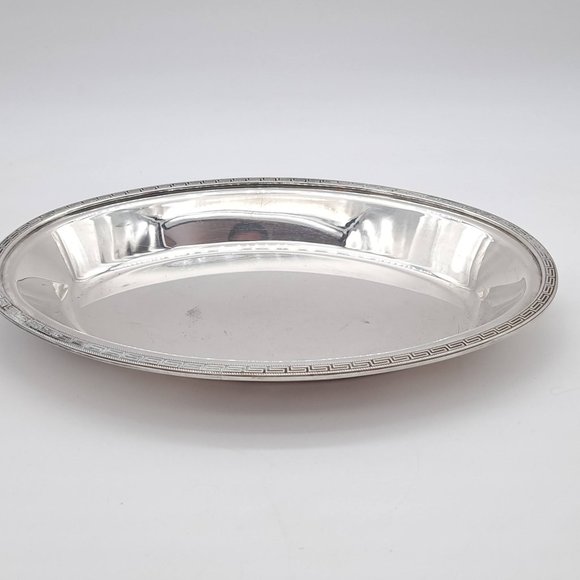 Lebanese Silverplate Serving Tray by SIOM Orfevres - Picture 3 of 11
